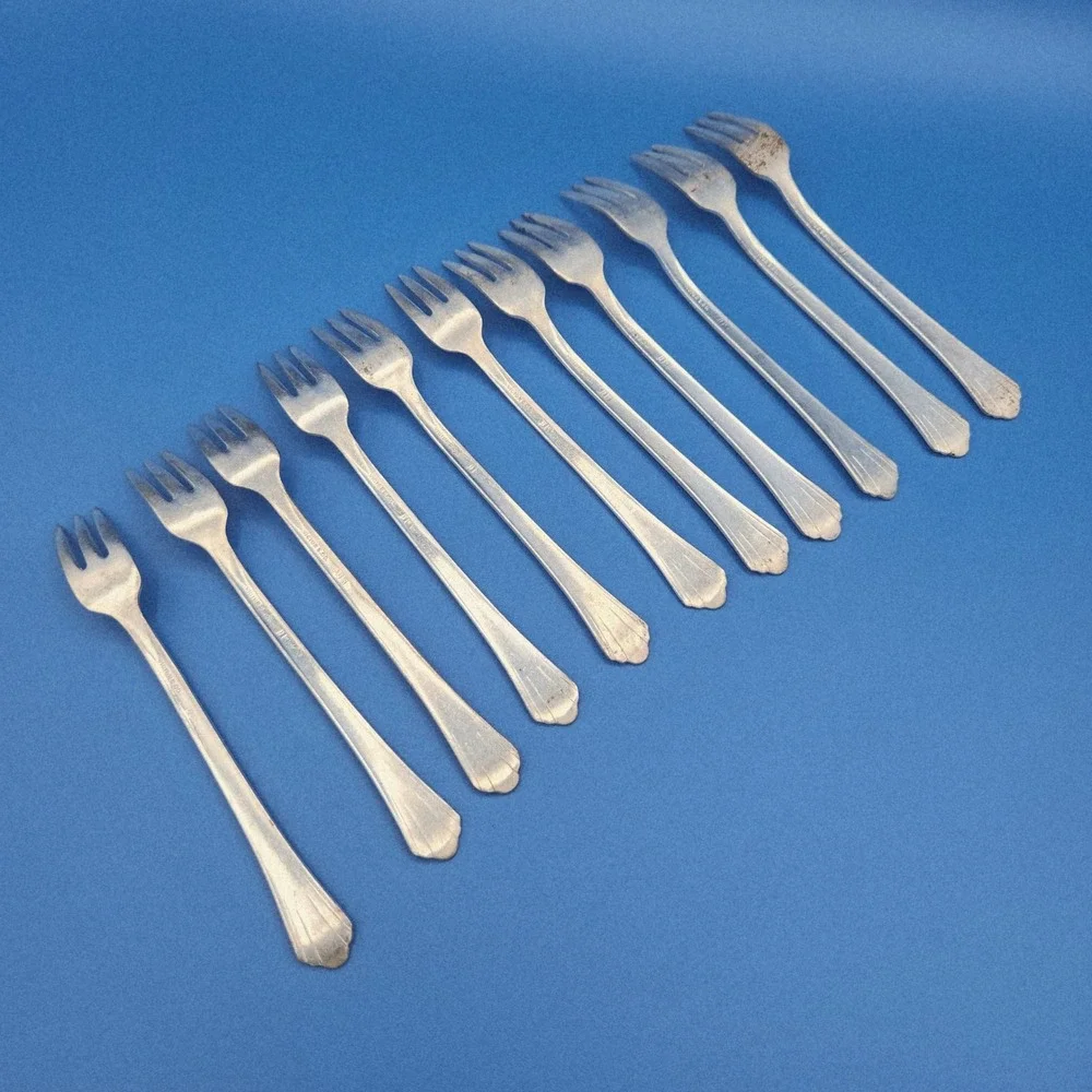 Vintage Victor &‎ Co. Cocktail Forks - set of 11
